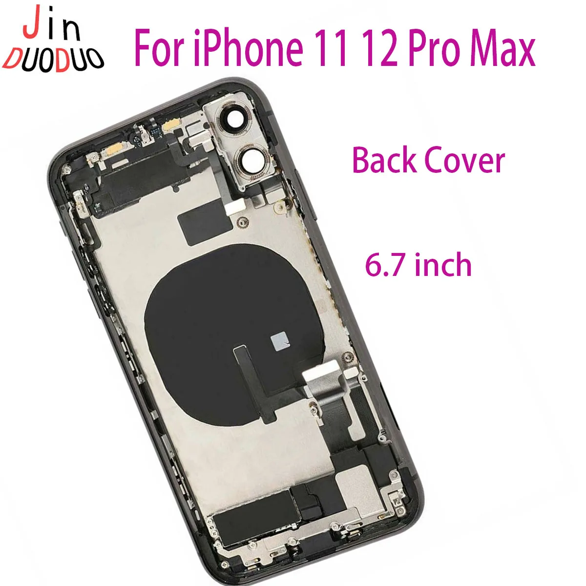 Back Housing Battery Glass Rear Cover Frame Replacement for Apple iPhone 11 12 Pro Max Back Cover Phone Case
Back Housing Battery Glass Rear Cover Frame Replacement for Apple iPhone 11 12 Pro Max Back Cover Phone Case