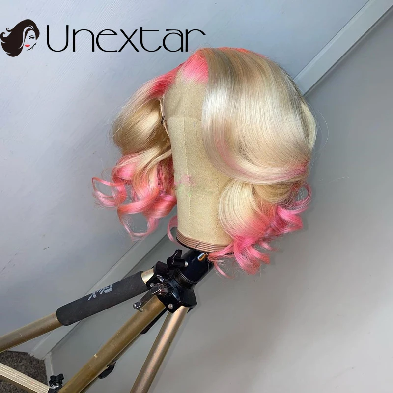 613 светлые розовый парик кружева 5X5 застежка парики из натуральных волос для Для женщин бразильские человеческие волосы с прозрачным кружев...
613 светлые розовый парик кружева 5X5 застежка парики из натуральных волос для Для женщин бразильские человеческие волосы с прозрачным кружев...