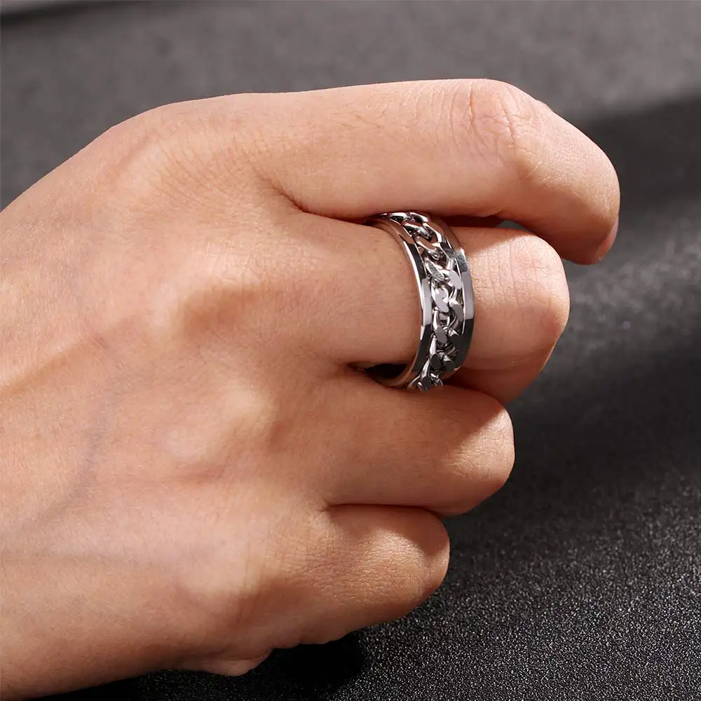 Кольцо мужское из нержавеющей стали, в стиле панк-рок
Кольцо мужское из нержавеющей стали, в стиле панк-рок