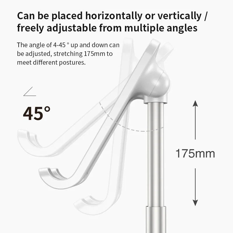 Portable Cell Phone Holder Folding Phone Tablet Holder Universal Desktop Tablet Stand Non-Slip Mobile Phone Stand Mount for iPad
Portable Cell Phone Holder Folding Phone Tablet Holder Universal Desktop Tablet Stand Non-Slip Mobile Phone Stand Mount for iPad
