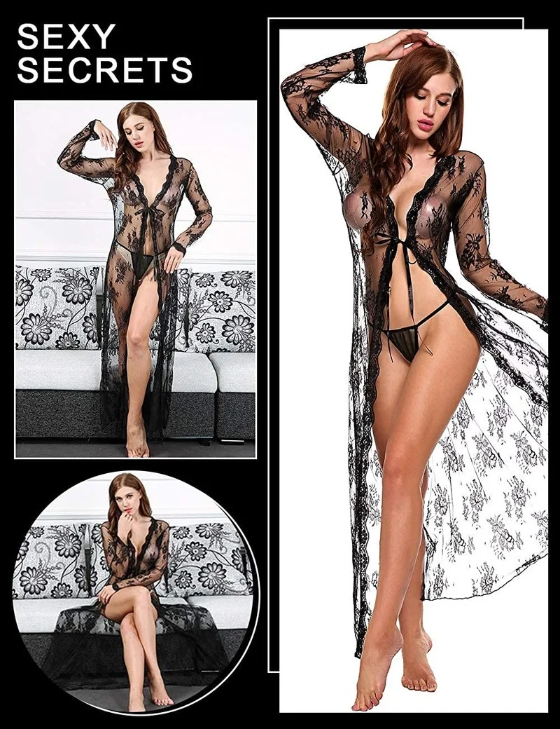 Женское сексуальное нижнее белье, Эротический пеньюар, кружевное белье, сексуальная одежда в стиле babydoll, прозрачное Эротическое платье, чер...
Женское сексуальное нижнее белье, Эротический пеньюар, кружевное белье, сексуальная одежда в стиле babydoll, прозрачное Эротическое платье, чер...