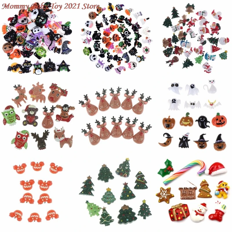 10Pcs Mini Christmas Tree Santa Claus Snowman Bell Kid Toy Gift Fairy Garden/Halloween Pumpkin Ghost Hat Ornaments Mini Figurine
10Pcs Mini Christmas Tree Santa Claus Snowman Bell Kid Toy Gift Fairy Garden/Halloween Pumpkin Ghost Hat Ornaments Mini Figurine