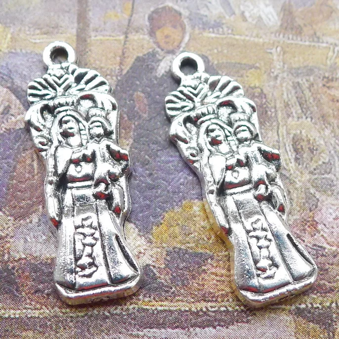 10pcs/Lot 10x27mm Angel Goddess Baby Alloy Charms Antique Silver Color Pendants for DIY Jewelry Making Charm
10pcs/Lot 10x27mm Angel Goddess Baby Alloy Charms Antique Silver Color Pendants for DIY Jewelry Making Charm