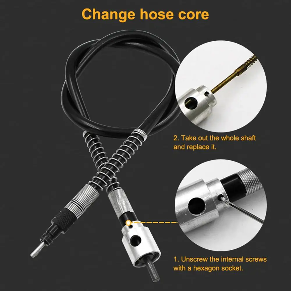 Electric Hanging Mill Handle Rubber Flexible Shaft Engraving Grinding with Spring and Inner Core Accessories tool
Electric Hanging Mill Handle Rubber Flexible Shaft Engraving Grinding with Spring and Inner Core Accessories tool
