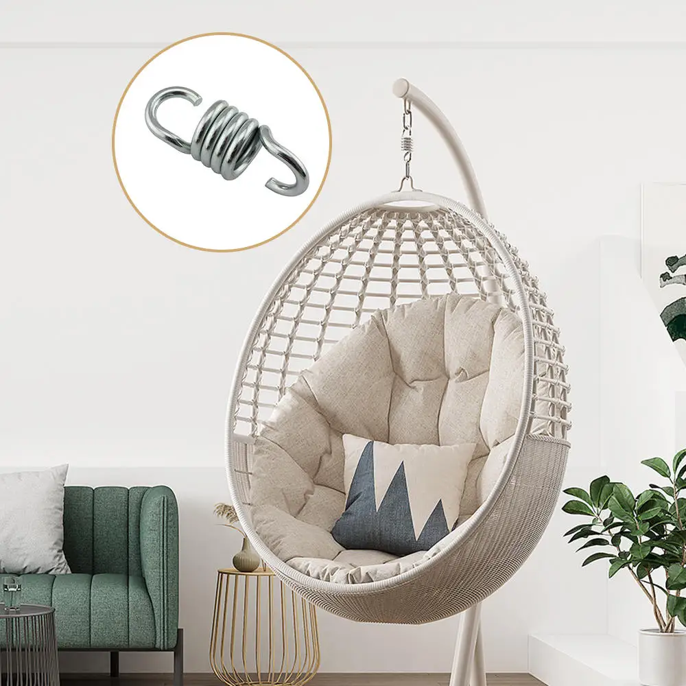 2pcs Iron Galvanized Spring Fits Hammock Chair Outdoor Garden Swing Hammock Leisure Accessories
2pcs Iron Galvanized Spring Fits Hammock Chair Outdoor Garden Swing Hammock Leisure Accessories