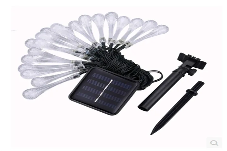 20 Led Water Drop Lamp String Solar Led Light Outdoor Wedding Decoration Eid Decor Ramadan Decoration Outdoor Fairy Garden
20 Led Water Drop Lamp String Solar Led Light Outdoor Wedding Decoration Eid Decor Ramadan Decoration Outdoor Fairy Garden