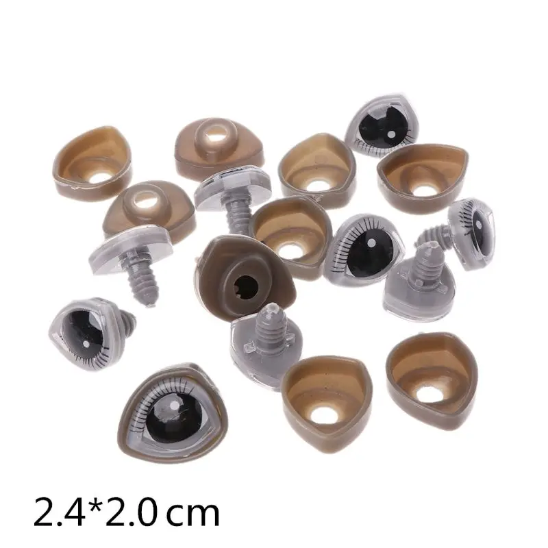 10 Sets Funny Cartoon Triangle Plastic Eyes For Teddy Bear Dolls Toy Animal Dolls Accessories
10 Sets Funny Cartoon Triangle Plastic Eyes For Teddy Bear Dolls Toy Animal Dolls Accessories