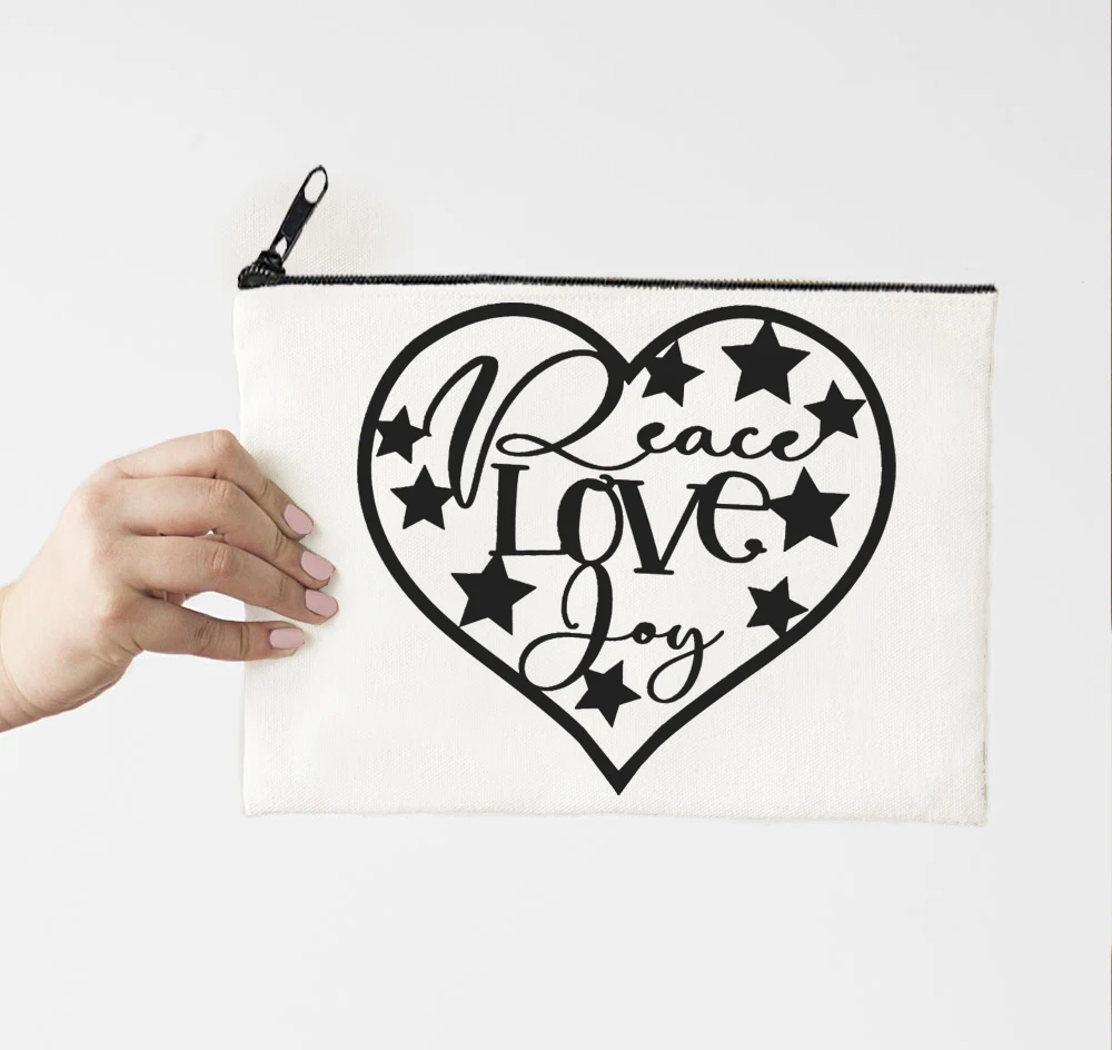 Christmas Cosmetic Bag Cute Peace Love Joy Make Up Bag Merry Christmas Makeup Bags Wholesale Letter Makeup Bags M
Christmas Cosmetic Bag Cute Peace Love Joy Make Up Bag Merry Christmas Makeup Bags Wholesale Letter Makeup Bags M