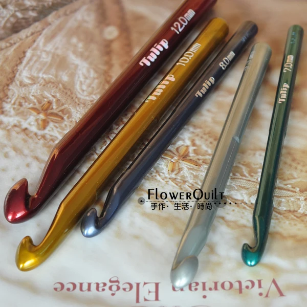 Tulip 7.0mm 8.0mm 9.0mm 10.0mm 12.0mm GIANT Crochet Hooks T-7 needles Kitting Yarn Craft hobby wool
Tulip 7.0mm 8.0mm 9.0mm 10.0mm 12.0mm GIANT Crochet Hooks T-7 needles Kitting Yarn Craft hobby wool