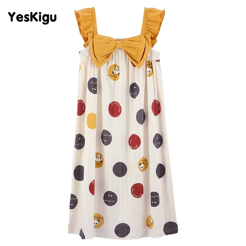Summer Women Nightdress Adult Cartoon Panda Cute Night Dress Women Gallus SweetLeisureWear Nuisette Femme Sleepwear
Summer Women Nightdress Adult Cartoon Panda Cute Night Dress Women Gallus SweetLeisureWear Nuisette Femme Sleepwear