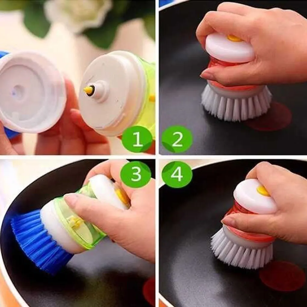 Bubble Up Soap Dispenser Home Kitchen Bowl Dish Brush Detergent Scrubber Brush Random Color
Bubble Up Soap Dispenser Home Kitchen Bowl Dish Brush Detergent Scrubber Brush Random Color