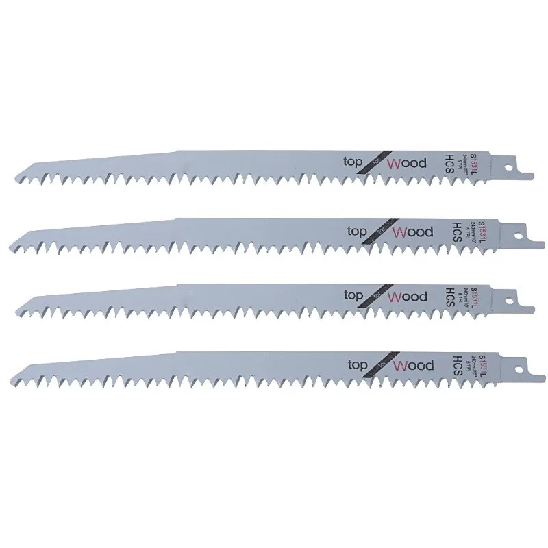 4pcs S1531L Reciprocating Saw Blades 9.5\" 240mm HCS For Cutting Metal Wood High Carbon Steel Saw Blades Reciprocating Saw Tool
4pcs S1531L Reciprocating Saw Blades 9.5\" 240mm HCS For Cutting Metal Wood High Carbon Steel Saw Blades Reciprocating Saw Tool