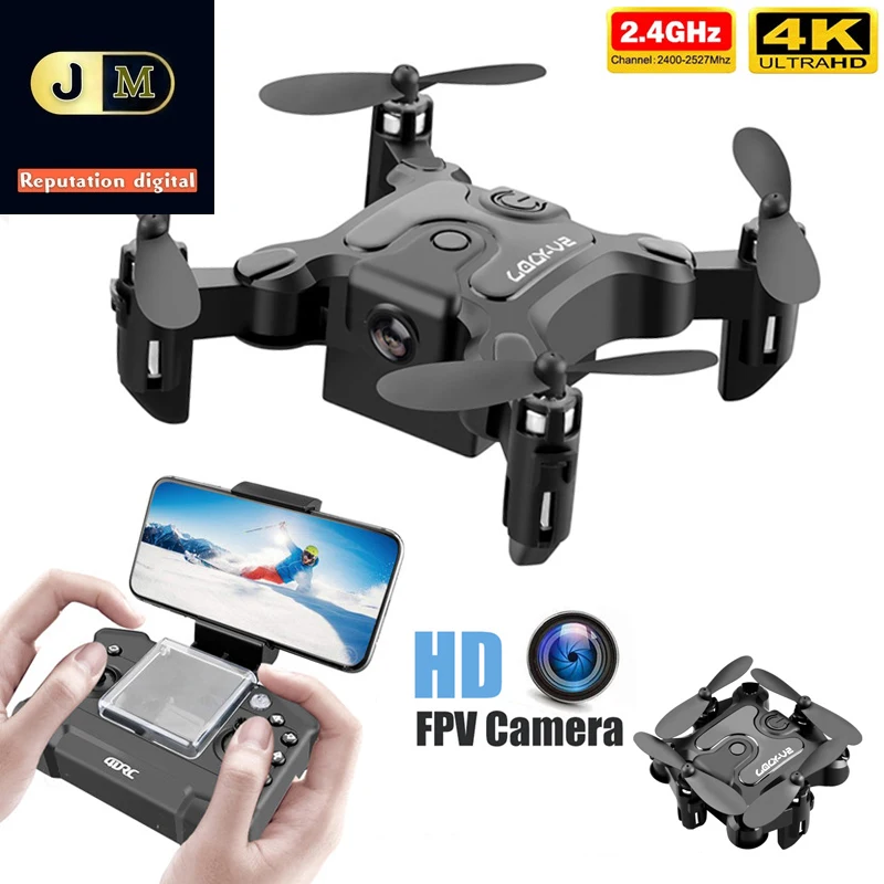 New V2 Mini Drone with 1080P HD Camera WiFi Fpv Air Pressure Altitude Hold Foldable Quadcopter RC Drone Kid's Toy GIft
New V2 Mini Drone with 1080P HD Camera WiFi Fpv Air Pressure Altitude Hold Foldable Quadcopter RC Drone Kid's Toy GIft