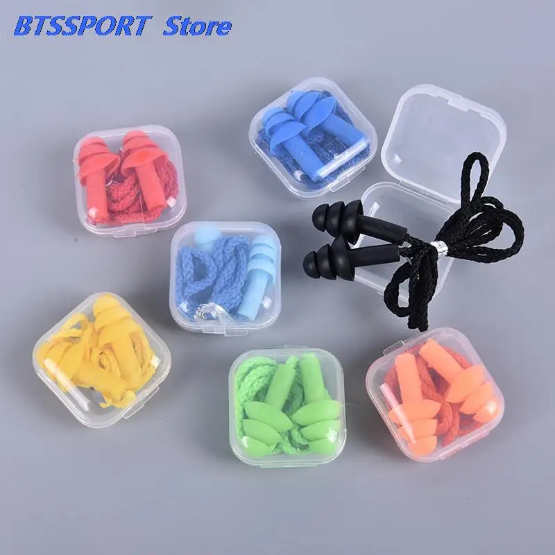 2pcs Soft Anti-Noise Ear Plug Waterproof Swimming Silicone Swim Earplugs For Adult Children Swimmers Diving With Rope
2pcs Soft Anti-Noise Ear Plug Waterproof Swimming Silicone Swim Earplugs For Adult Children Swimmers Diving With Rope