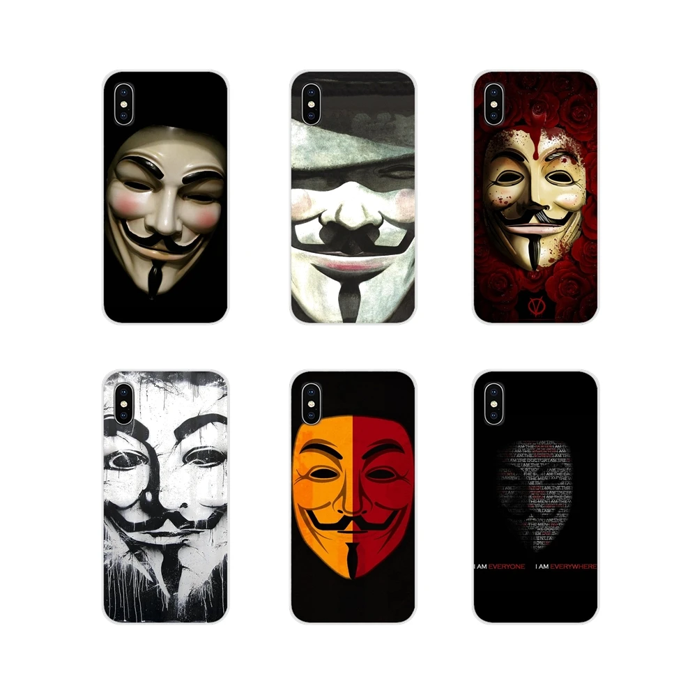 Силиконовые чехлы для Huawei G7 G8 P8 P9 P10 P20 P30 Lite Mini Pro P Smart Plus 2017 2018 2019 V маски Vendetta Anonymous |