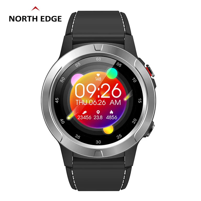 North Edge X-Trek3 Мужские Цифровые часы Gps для бега Reloj спортивные с высотомером