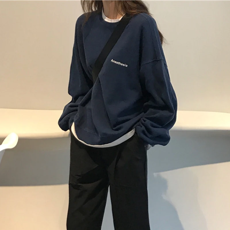 Women No Hat Hoodies Baggy Letter-printed BF Harajuku Ins Students Korean Style Preppy Simple Comfortable Sweatshirts Female New
Women No Hat Hoodies Baggy Letter-printed BF Harajuku Ins Students Korean Style Preppy Simple Comfortable Sweatshirts Female New