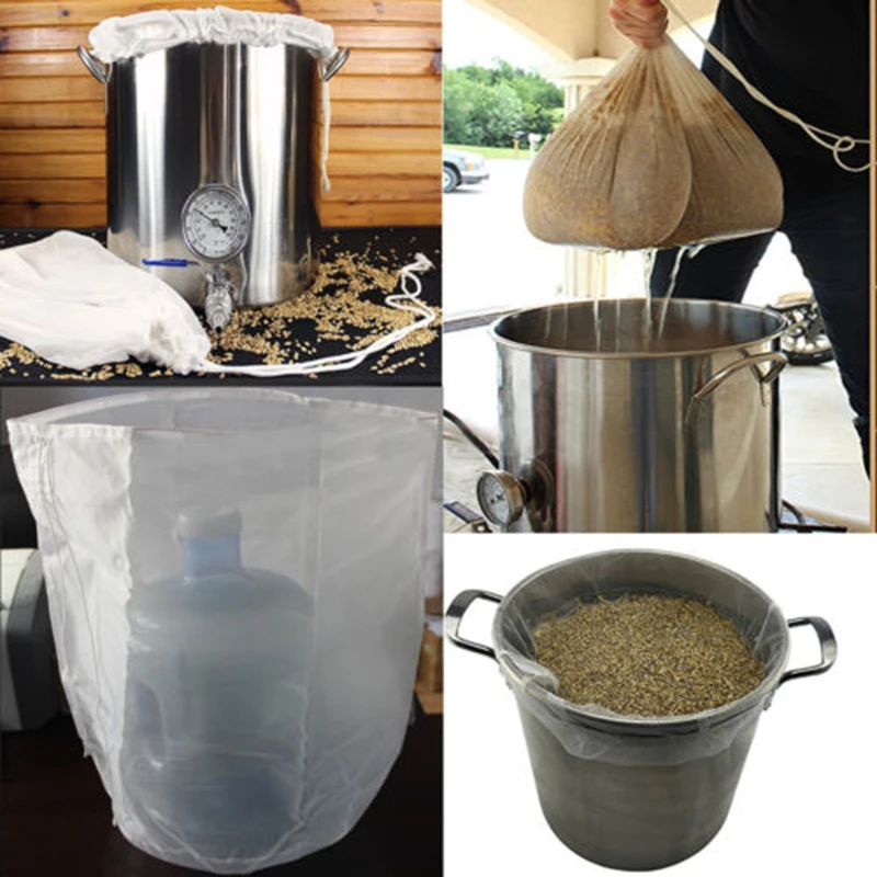 2pcs 100/160/200 Microns Nylon Straining Bag Fine Mesh Homebrew Filter Bags Kitchen Tool Accessories Homebrew Bags Tea Brewing
2pcs 100/160/200 Microns Nylon Straining Bag Fine Mesh Homebrew Filter Bags Kitchen Tool Accessories Homebrew Bags Tea Brewing
