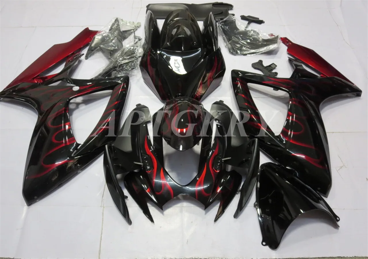 New ABS Plastic Shell Motorcycle Fairing kit Fit For Suzuki GSXR600 GSXR750 K6 2006 2007 06 07 Bodywork set Custom Red Flame
New ABS Plastic Shell Motorcycle Fairing kit Fit For Suzuki GSXR600 GSXR750 K6 2006 2007 06 07 Bodywork set Custom Red Flame