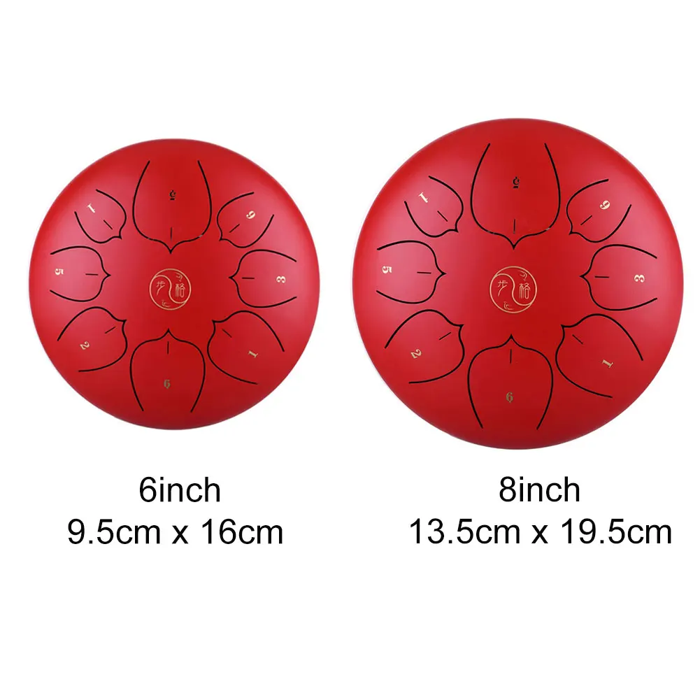 6/8inch Steel Tongue drums percussion musical Instruments hand pan Tank Drum With A Carry Bag Drumsticks
6/8inch Steel Tongue drums percussion musical Instruments hand pan Tank Drum With A Carry Bag Drumsticks