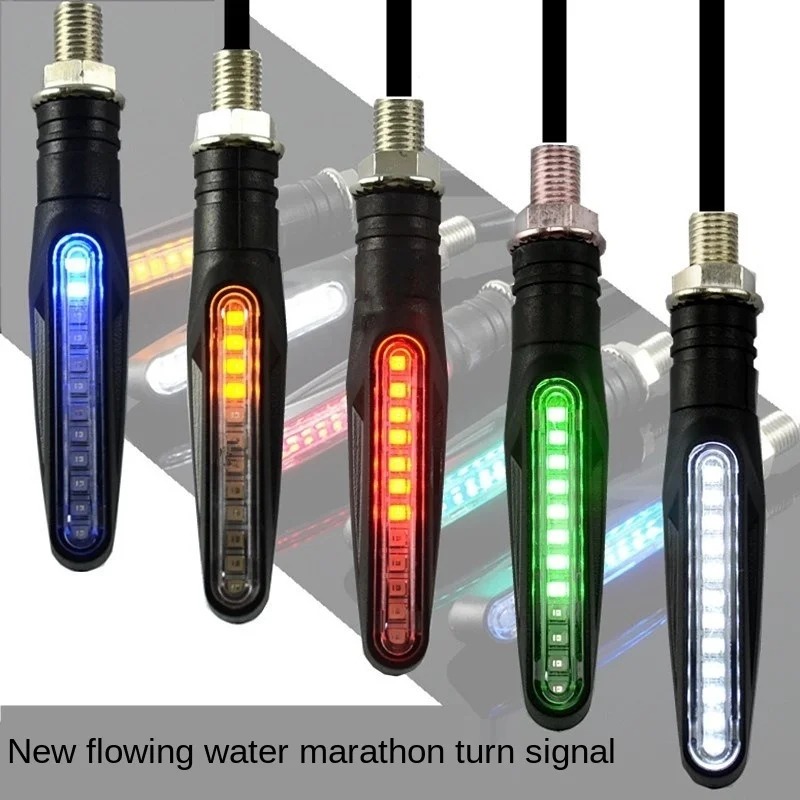 For Motorcycle Steering Lamp Flowing Water Mode Led One-Shaped Turn Signal Modified Electric Car 12V About Turn Signal
For Motorcycle Steering Lamp Flowing Water Mode Led One-Shaped Turn Signal Modified Electric Car 12V About Turn Signal