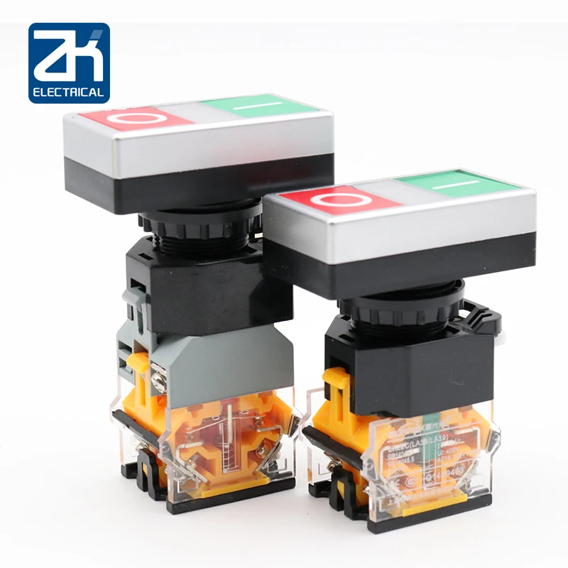 Double-button button LA38-11HD with light self-resetting double-button double-position start-stop 1NO/1NC
Double-button button LA38-11HD with light self-resetting double-button double-position start-stop 1NO/1NC