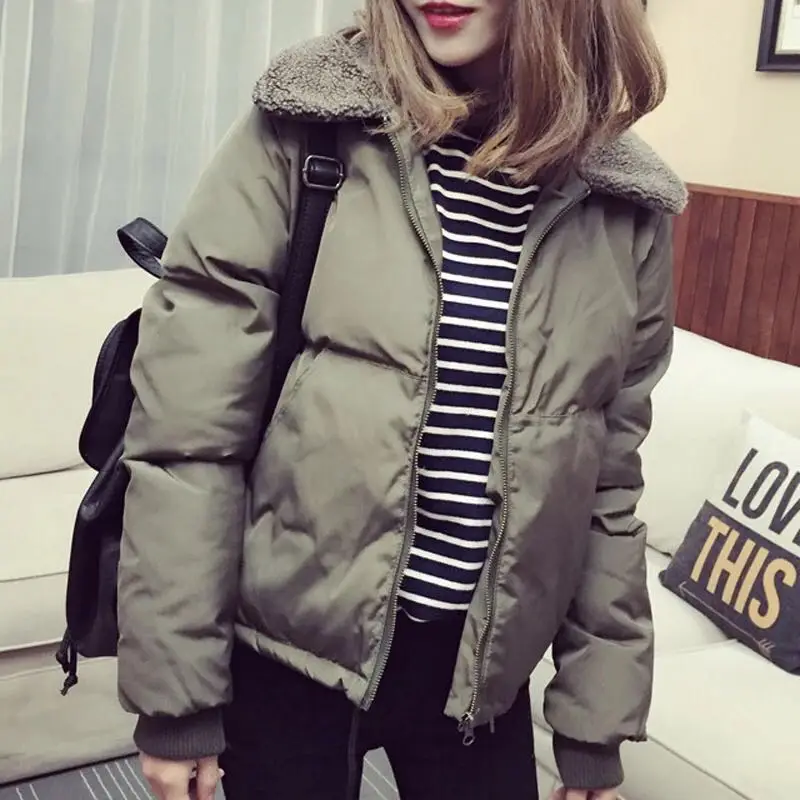 Women Filling Cotton Short Jacket Autumn And Winter Casual Style Woman Parkas Female Coats
Women Filling Cotton Short Jacket Autumn And Winter Casual Style Woman Parkas Female Coats