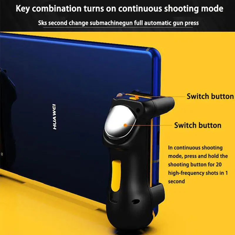 Stock Flydigi Trigger 2 Generation Mobile Game Button PUBG COD Auxiliary Six-Finger Artifact iOS Android Automatic Pressure Gun
Stock Flydigi Trigger 2 Generation Mobile Game Button PUBG COD Auxiliary Six-Finger Artifact iOS Android Automatic Pressure Gun