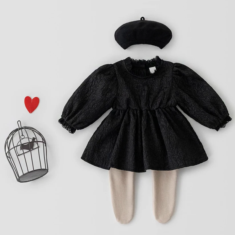 Spring new girls waist romper baby long-sleeved lace round neck romper 0-3 years old children crawling clothes
Spring new girls waist romper baby long-sleeved lace round neck romper 0-3 years old children crawling clothes