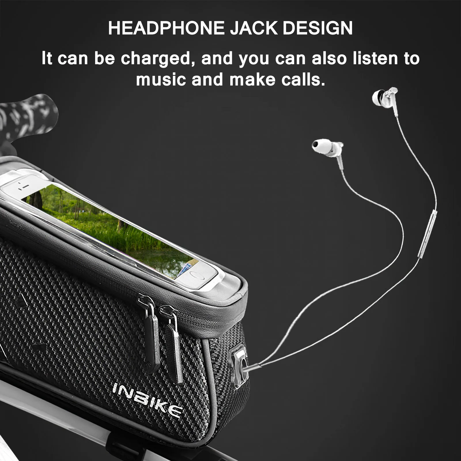 Bike Front Head Bag 7.0inch Frame Front Tube Rainproof Cycling Bag Bicycle Waterproof Large Capacity Phone Case Touchscreen Bag
Bike Front Head Bag 7.0inch Frame Front Tube Rainproof Cycling Bag Bicycle Waterproof Large Capacity Phone Case Touchscreen Bag