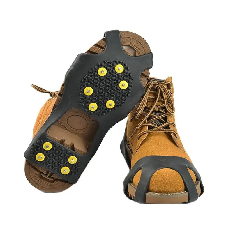 New Outdoor 10 Tooth Silicone Crampon TPE Non Slip Shoe Cover Fishing Snow Climbing Crampon
New Outdoor 10 Tooth Silicone Crampon TPE Non Slip Shoe Cover Fishing Snow Climbing Crampon