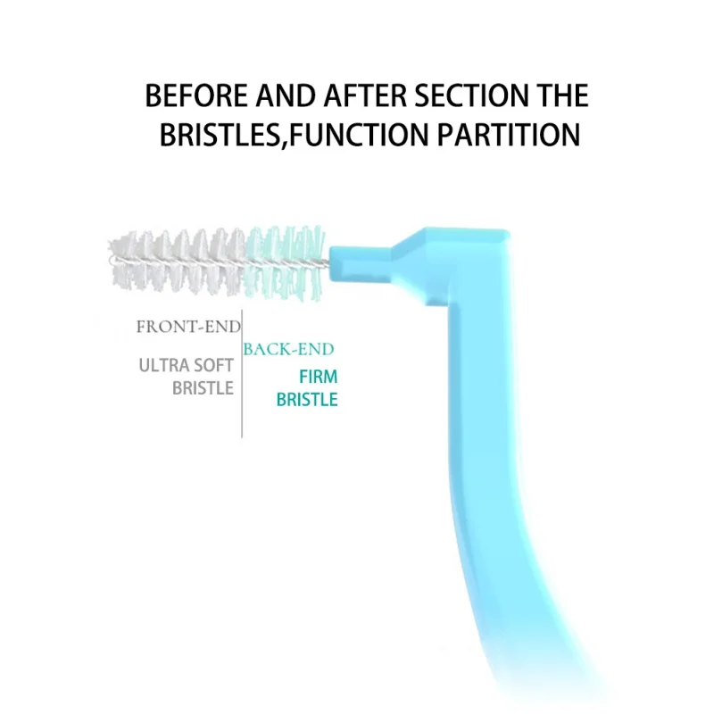 22 Pcs Denta Floss Interdental Cleaners Orthodontic Dental Teeth Brush Toothpick Oral Care Tool New L Shaped Interdental Brush
22 Pcs Denta Floss Interdental Cleaners Orthodontic Dental Teeth Brush Toothpick Oral Care Tool New L Shaped Interdental Brush
