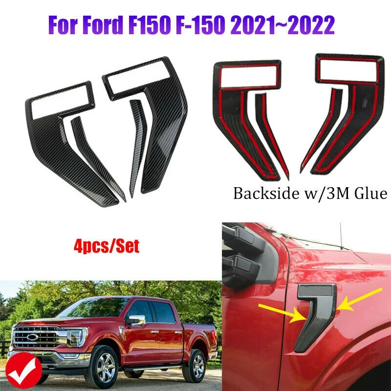 Carbon Fiber Side Fender Badge Emblem Cover Trims Fit for Ford F150 F-150 2021 2022
Carbon Fiber Side Fender Badge Emblem Cover Trims Fit for Ford F150 F-150 2021 2022