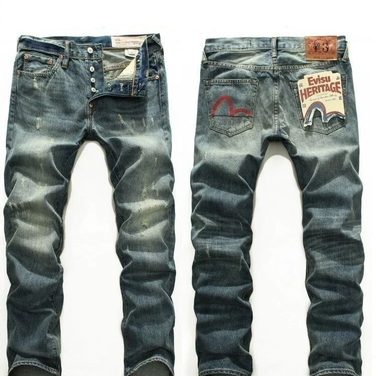 New Breathable Top Quality Trend Fashion Men Pants Warm Jeans Straight Print Leisure printing Mid Waist Washed Men's Trousers
New Breathable Top Quality Trend Fashion Men Pants Warm Jeans Straight Print Leisure printing Mid Waist Washed Men's Trousers