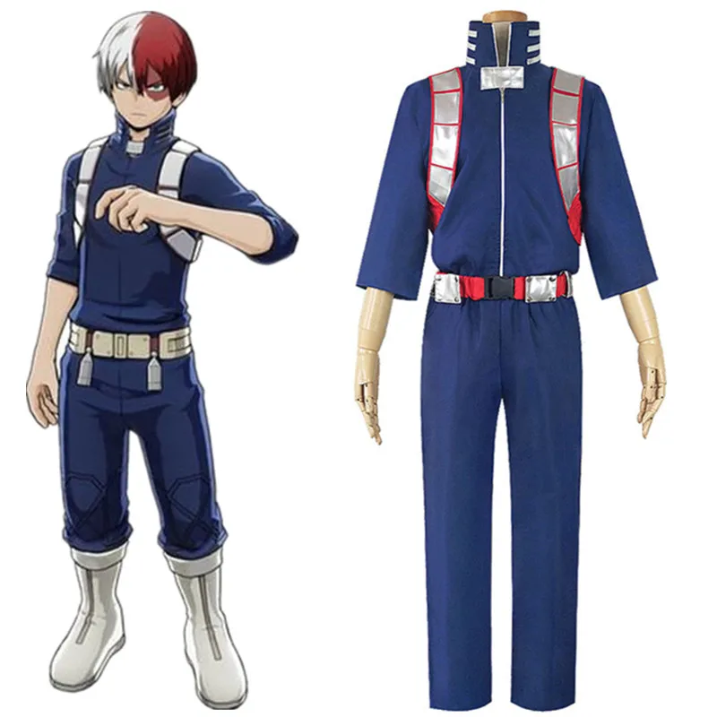 2019 Hot Anime My Hero Academia Boku no Hero Academia Todoroki Shoto Cosplay Costume Top Pants Belt Halloween 
2019 Hot Anime My Hero Academia Boku no Hero Academia Todoroki Shoto Cosplay Costume Top Pants Belt Halloween