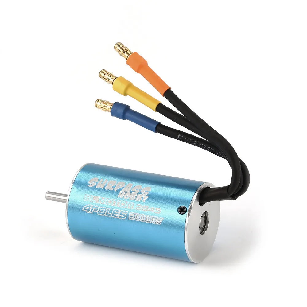 SURPASSHOBBY 2845 5000KV 4T 3.175mm Brushless Motor For 1/10 RC Remote Control Car Parts DIY Spare Parts Accessories
SURPASSHOBBY 2845 5000KV 4T 3.175mm Brushless Motor For 1/10 RC Remote Control Car Parts DIY Spare Parts Accessories