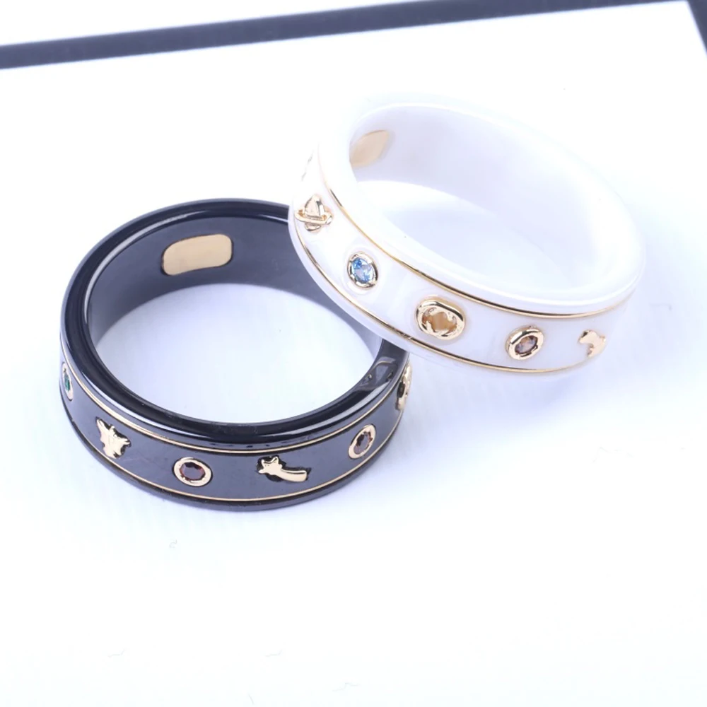 Кольцо из белой керамики для мужчин и женщин, 1:1
Кольцо из белой керамики для мужчин и женщин, 1:1