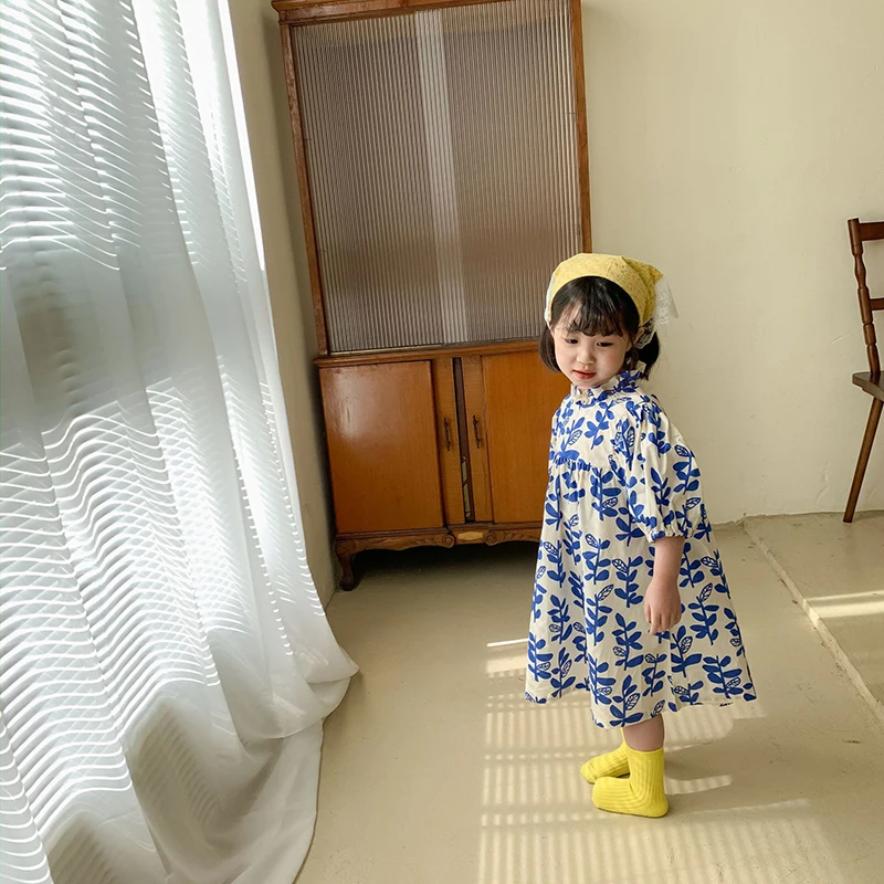 Girls Casual Dresses 2021 New Summer Kids Floral Costumes Puff Sleeve Children Vestidos Fashion Baby Girl Clothes 2-6Y
Girls Casual Dresses 2021 New Summer Kids Floral Costumes Puff Sleeve Children Vestidos Fashion Baby Girl Clothes 2-6Y
