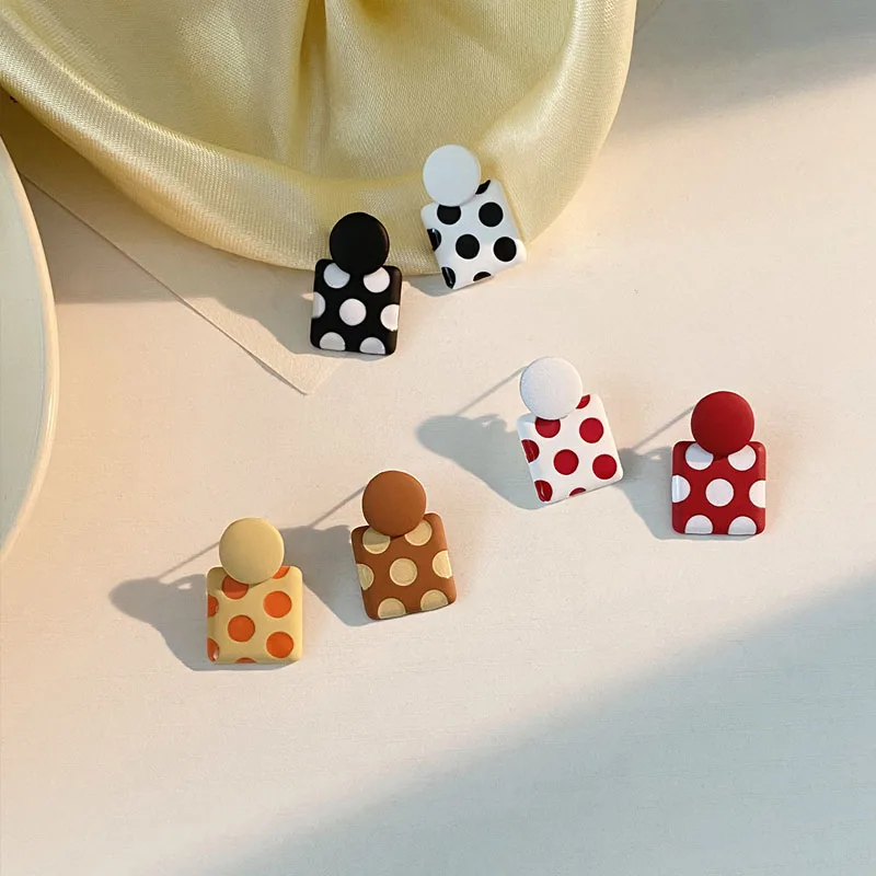 Exaggerate Geometric Polka Dots Polymer Clay Drop Earrings For Women Girls Irregular Graffiti Long Earring Travel Jewelry
Exaggerate Geometric Polka Dots Polymer Clay Drop Earrings For Women Girls Irregular Graffiti Long Earring Travel Jewelry