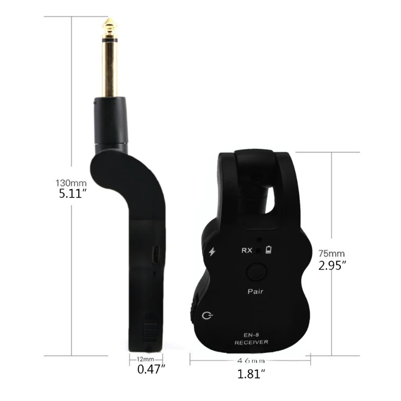 2021 New Pickup, Small 2.4G Guitar System Pickup, Wireless with Built-in Battery fo
2021 New Pickup, Small 2.4G Guitar System Pickup, Wireless with Built-in Battery fo