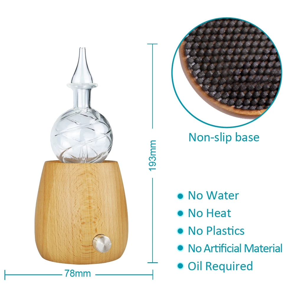 Waterless Pure Essential Oil Diffuser Nebulizer Oil Air Diffusers Aromatherapy Diffusers Wood Glass Electric LED Light
Waterless Pure Essential Oil Diffuser Nebulizer Oil Air Diffusers Aromatherapy Diffusers Wood Glass Electric LED Light