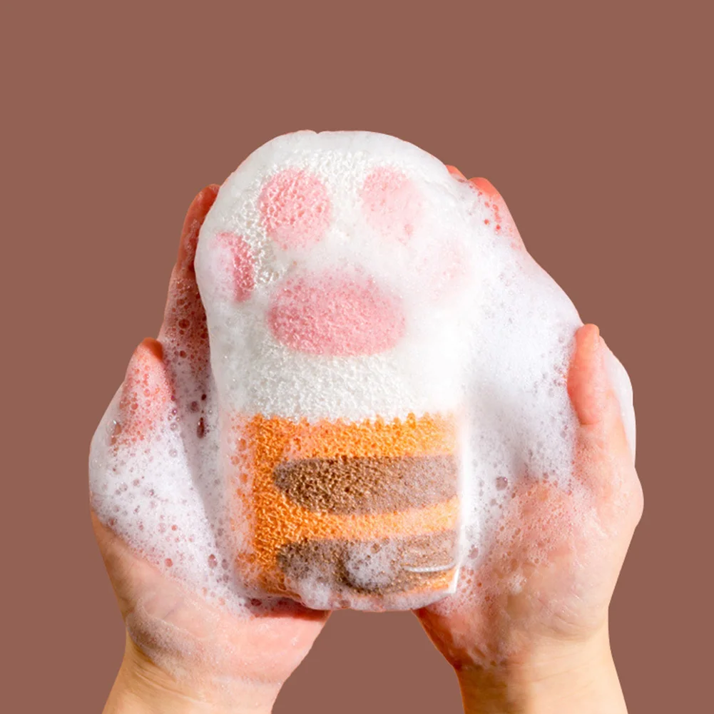 Bath Cotton Sponge Cat Paw Scrub Shower Baby Bath Scrubber Exfoliating Beauty Skin Care Sponge Face Cleaning Spa Bath Ball
Bath Cotton Sponge Cat Paw Scrub Shower Baby Bath Scrubber Exfoliating Beauty Skin Care Sponge Face Cleaning Spa Bath Ball