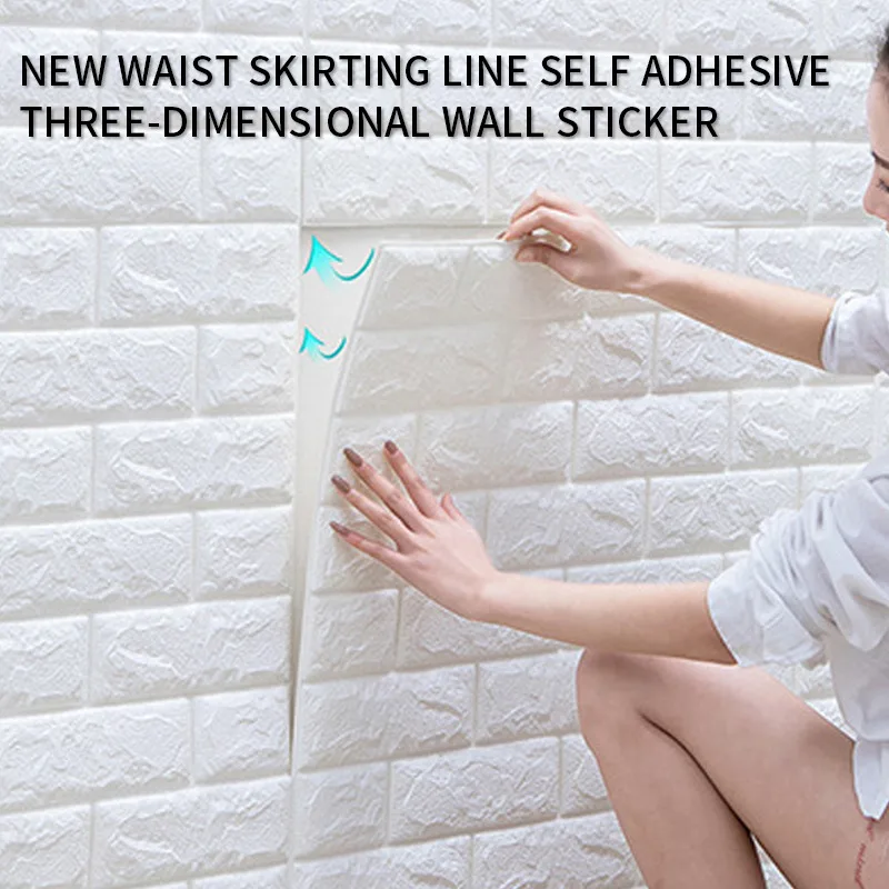 3D Self-adhesive Foam Wall Border Wall Waist Line 2.3m Waterproof Top Corner Line DIY Wall Edge Strip Decor Wallpaper
3D Self-adhesive Foam Wall Border Wall Waist Line 2.3m Waterproof Top Corner Line DIY Wall Edge Strip Decor Wallpaper