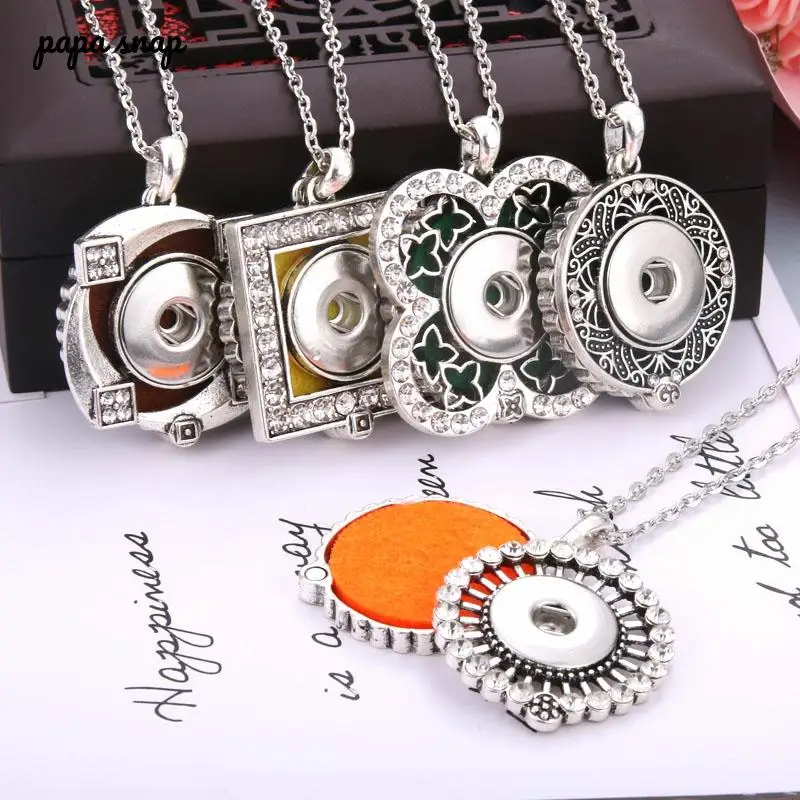 2019 New Aromatherapy snap jewelry Aroma Diffuser lockets Pendant necklace snaps necklace Fit 18mm snap Buttons jewelry
2019 New Aromatherapy snap jewelry Aroma Diffuser lockets Pendant necklace snaps necklace Fit 18mm snap Buttons jewelry