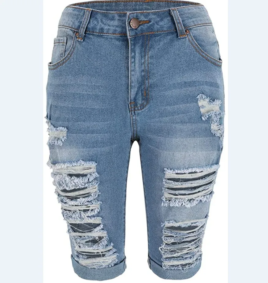 Women's high waist ripped stretch jeans shorts distressed jeans black jeans women pants ripped jeans 
Women's high waist ripped stretch jeans shorts distressed jeans black jeans women pants ripped jeans