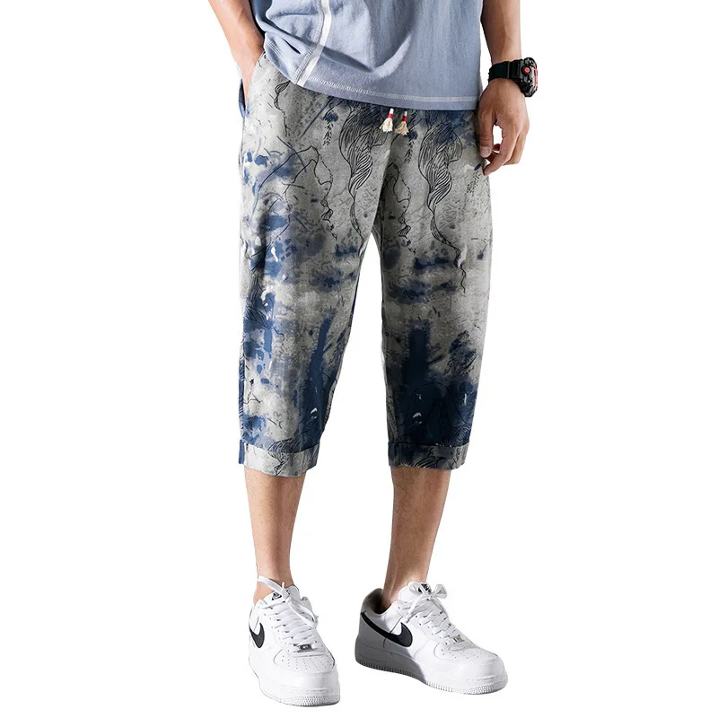 Calf-Length Pants Summer New Men's Straight Tube Seven-minute Pants Korean Version of Thin Waist Casual Pants Men
Calf-Length Pants Summer New Men's Straight Tube Seven-minute Pants Korean Version of Thin Waist Casual Pants Men