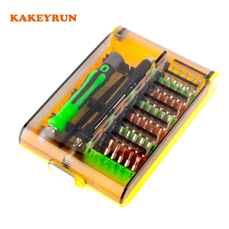 KAKEYRUN 45 in 1 Screwdriver Set Torx Screw Driver Kit Mobile Phone Watch Repair Tool Precision Magnetic Hand Tools
KAKEYRUN 45 in 1 Screwdriver Set Torx Screw Driver Kit Mobile Phone Watch Repair Tool Precision Magnetic Hand Tools
