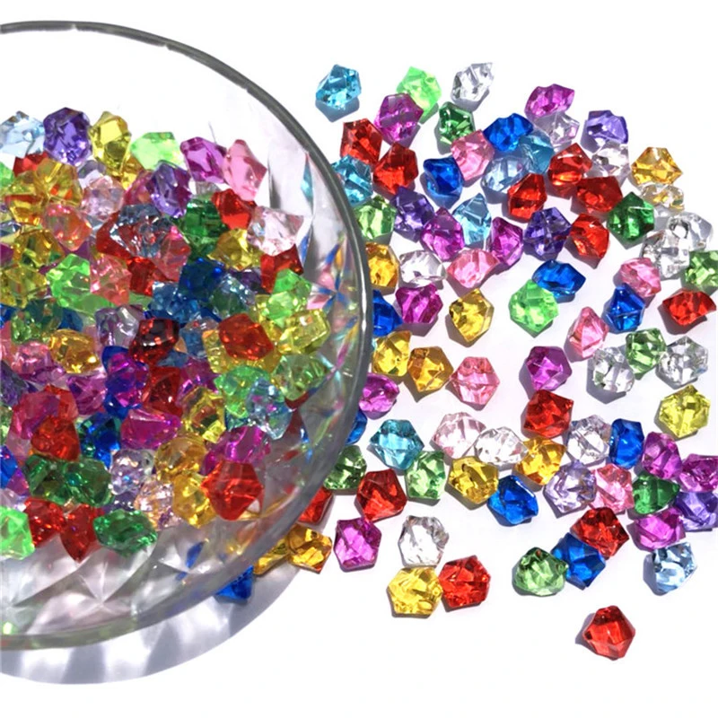 Home Decor Plastic Gems Ice Grains Colorful Small Stones Children Jewels Acrylic Gems Fish Tank Wedding Party Decoration Crafts
Home Decor Plastic Gems Ice Grains Colorful Small Stones Children Jewels Acrylic Gems Fish Tank Wedding Party Decoration Crafts