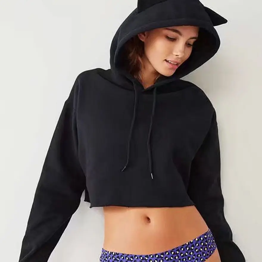 2021 Spring Hot New Style Women's Fashion Brand Solid Color Loose Short Sweater Pullover Short Umbilical Hoodie Spring Hot Sale
2021 Spring Hot New Style Women's Fashion Brand Solid Color Loose Short Sweater Pullover Short Umbilical Hoodie Spring Hot Sale