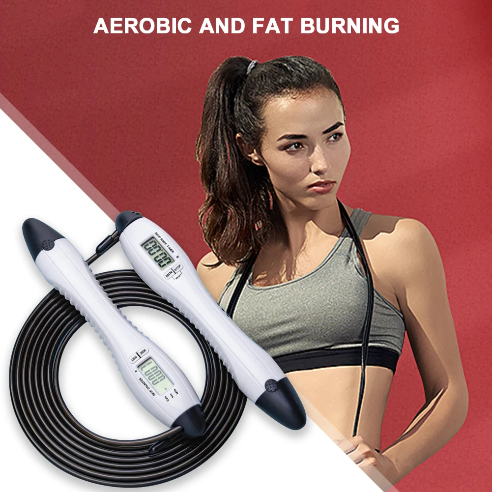Jump Ropes Smart Electronic Digital Skip Rope Calorie Consumption Fitness Body Building Exercise Jumping Rope
Jump Ropes Smart Electronic Digital Skip Rope Calorie Consumption Fitness Body Building Exercise Jumping Rope